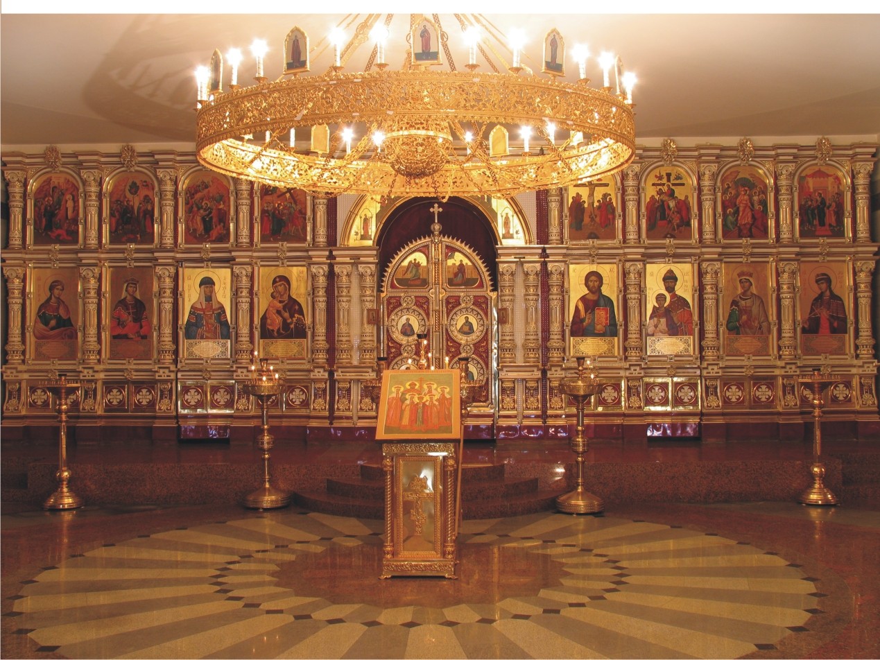 Иконостас храма на крови Екатеринбург